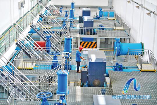 觀景口水廠工程建設(shè)刷新進度條